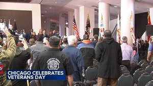 Chicago-area leaders hold ceremonies, parades for Veterans Day 2025